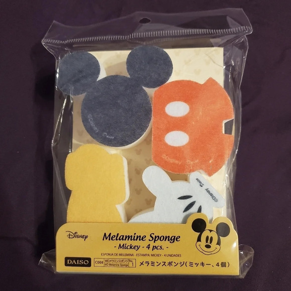 Disney Other - Disney Mickey Mouse 4 PCS Melamine Sponge